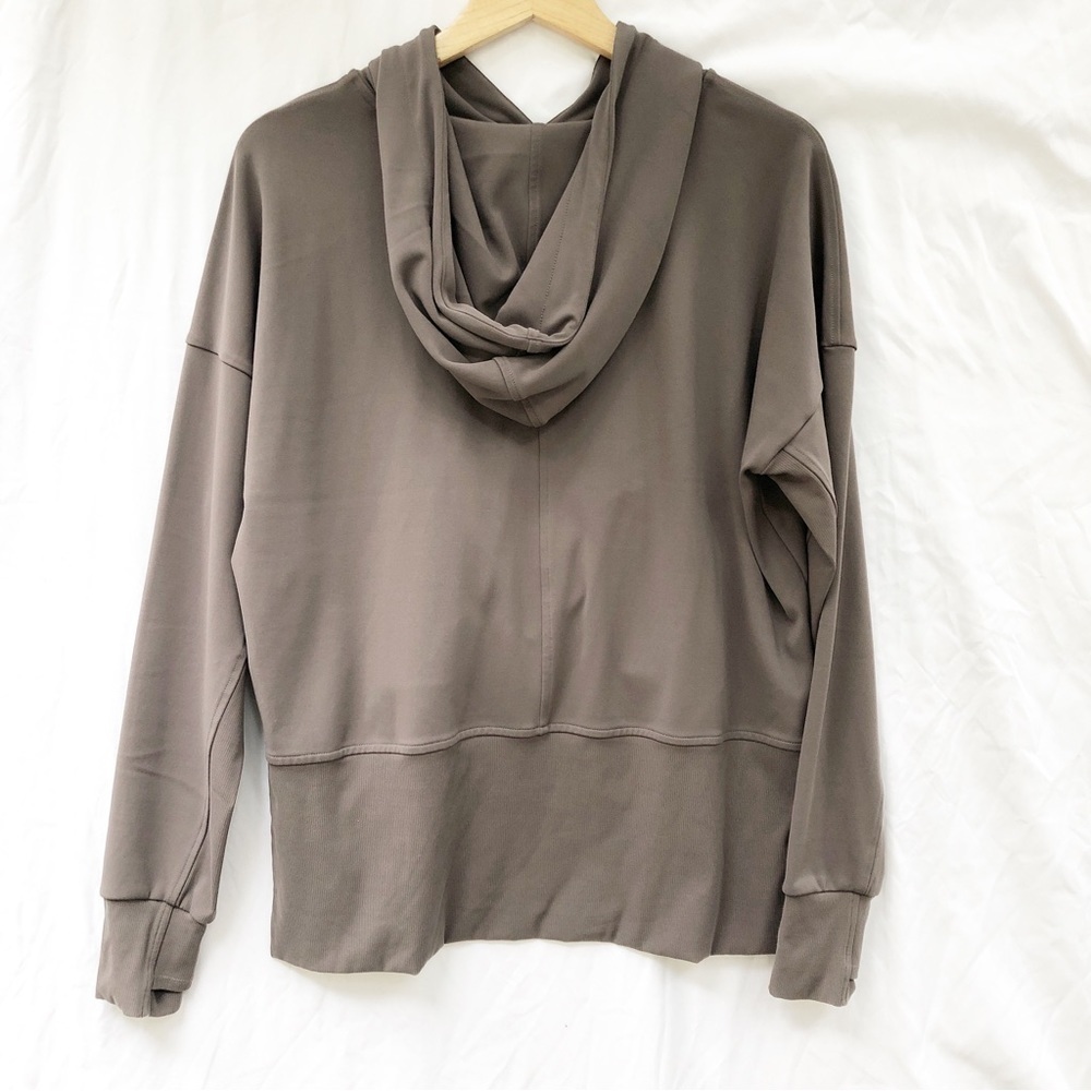 ATHLETA | MISSION HOODIE PULLOVER SWEATER IN SHALE MEDIUM - Picture 12 of 12